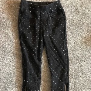 GUC Tea Collection 4 black white polka dot pants